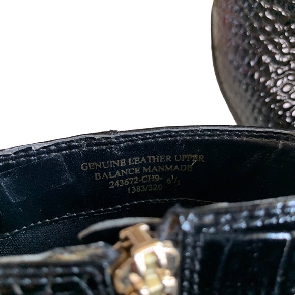 COLIN STUART CROC EMBOSSED BOOTIES - Picture 13 of 16